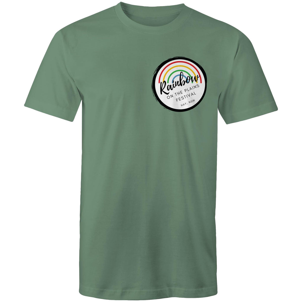 Rainbow on the Plains Haaaay Double Sided T-Shirt Unisex - RainbowRoo