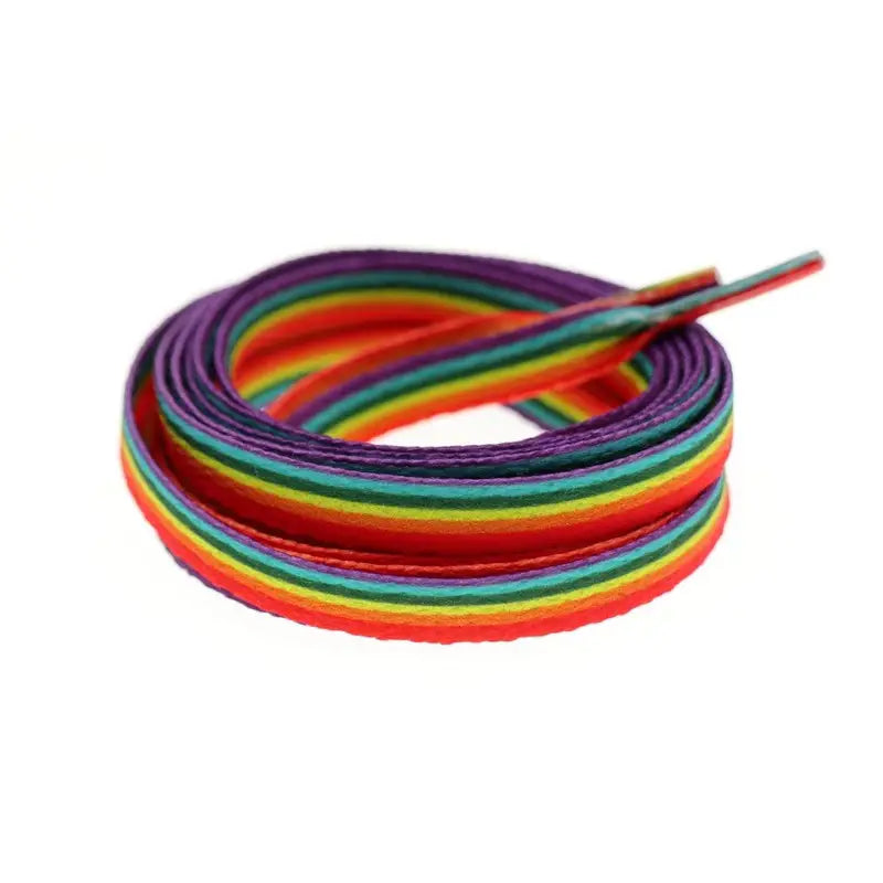 Rainbow Stripes Shoe Laces (SL002) - RainbowRoo