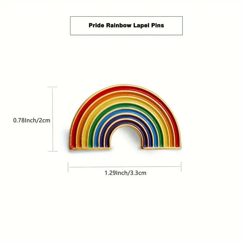 Rainbow Pride Enamel Pin (E026)