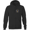 Jindy Pride Logo & Ngarigo Country Art Hoodie (CLB001) - Black Colour - XL Size - RainbowRoo