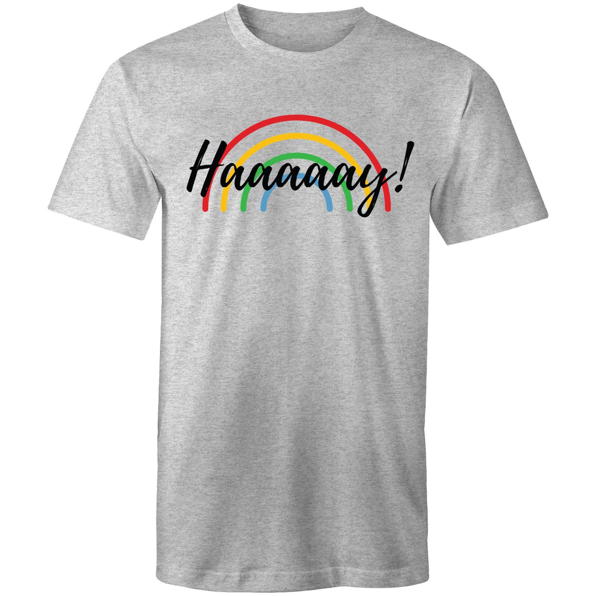 Rainbow on the Plains Haaaaay T-Shirt Unisex - RainbowRoo