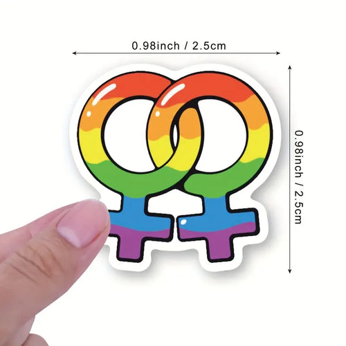 Pride Stickers 500 pieces/roll (ST001) - RainbowRoo