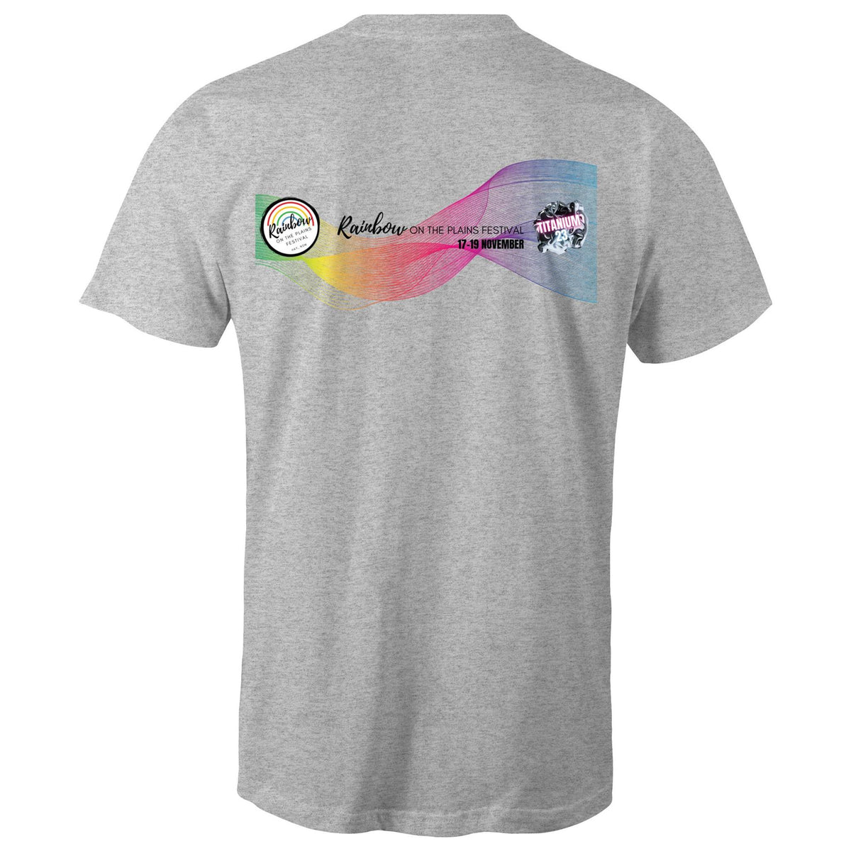 Rainbow on the Plains Double Sided T-Shirt Unisex - RainbowRoo