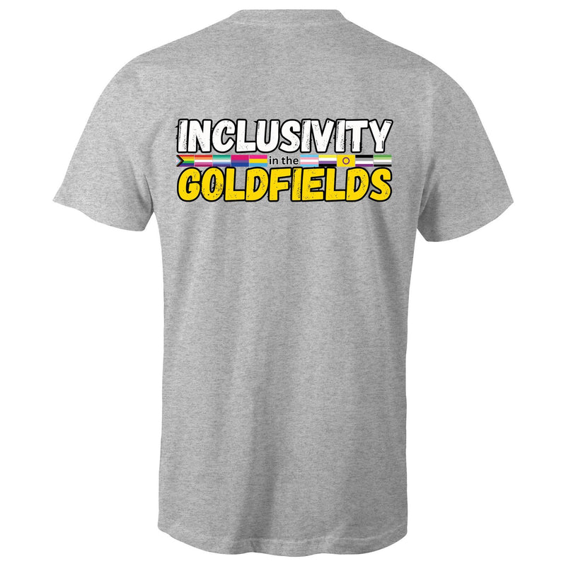 Goldfields Pride Inclusivity in the Goldfields Double Sided T-Shirt Unisex (CLB010)