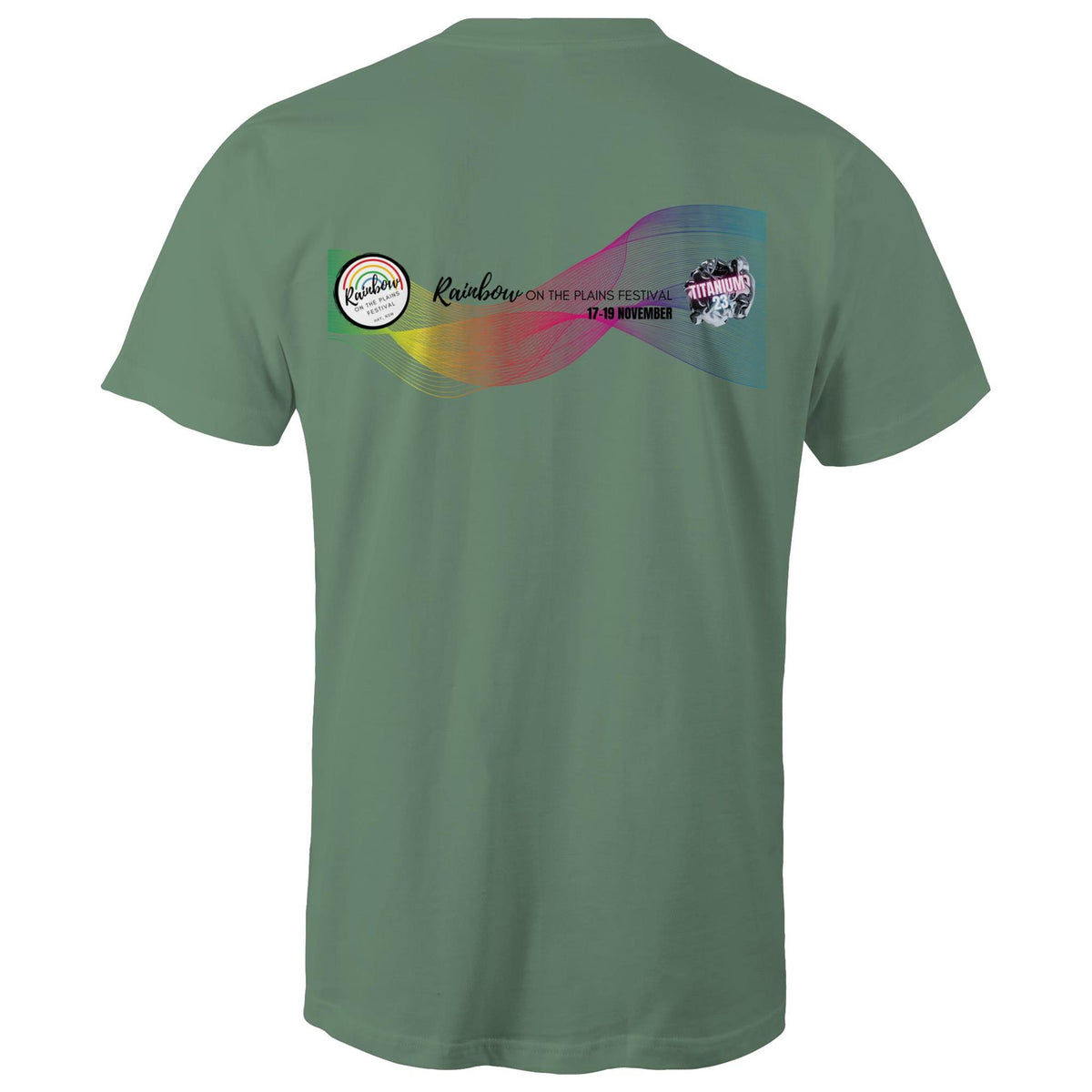 Rainbow on the Plains Double Sided T-Shirt Unisex - RainbowRoo