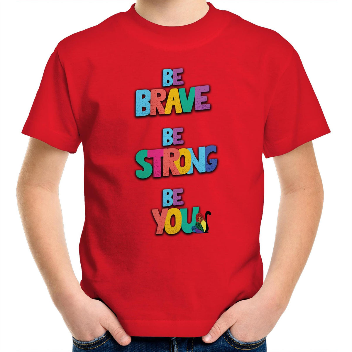 Pride WA Be Brave Be Strong Be You Kids T-Shirt Unisex (CLB020)