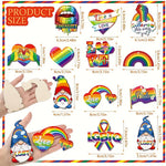 24x Pride Themed Wooden Hanging Ornaments (OR002)