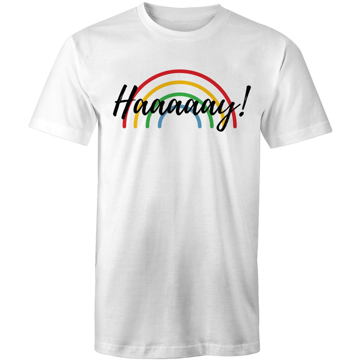 Rainbow on the Plains Haaaaay T-Shirt Unisex - RainbowRoo