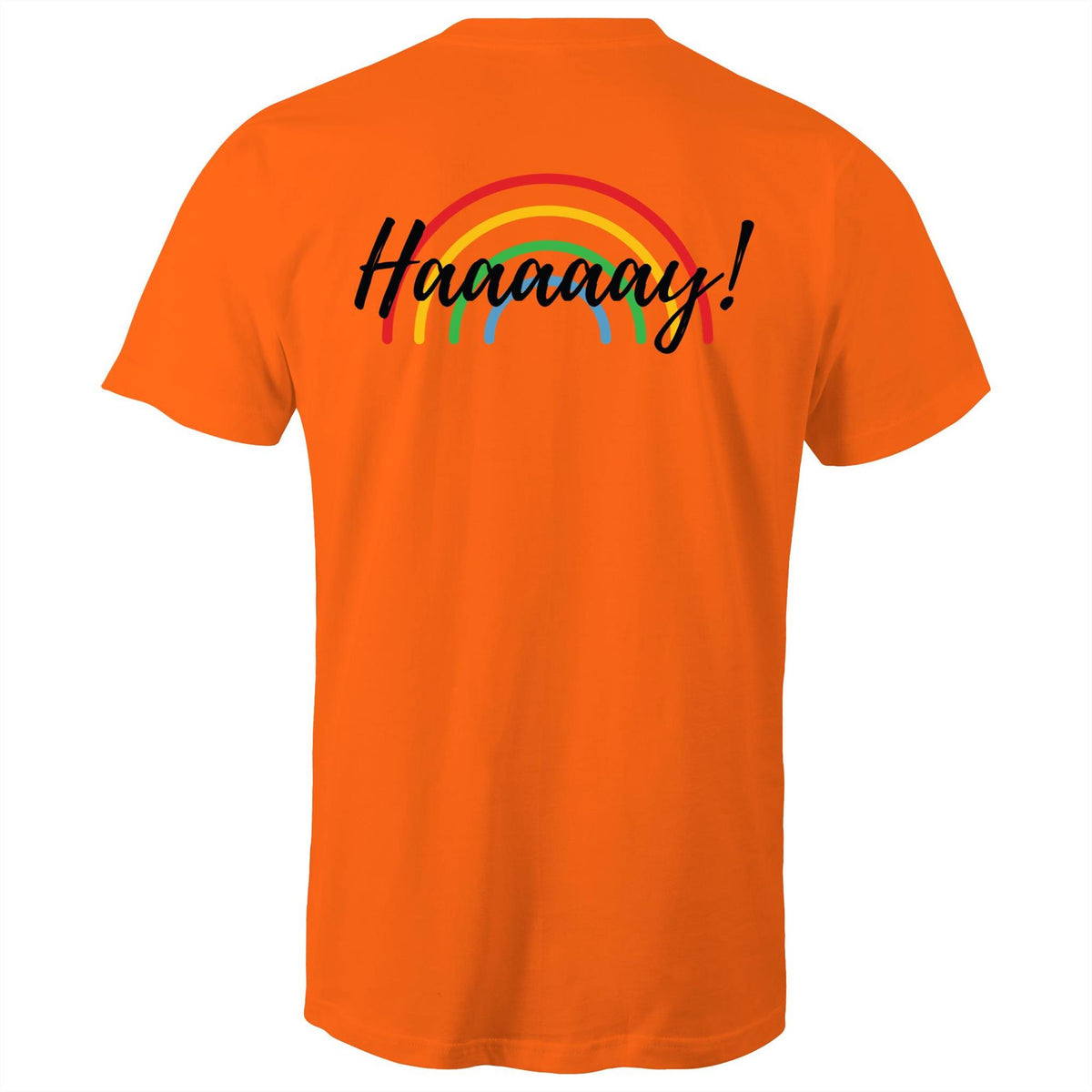 Rainbow on the Plains Haaaay Double Sided T-Shirt Unisex - RainbowRoo