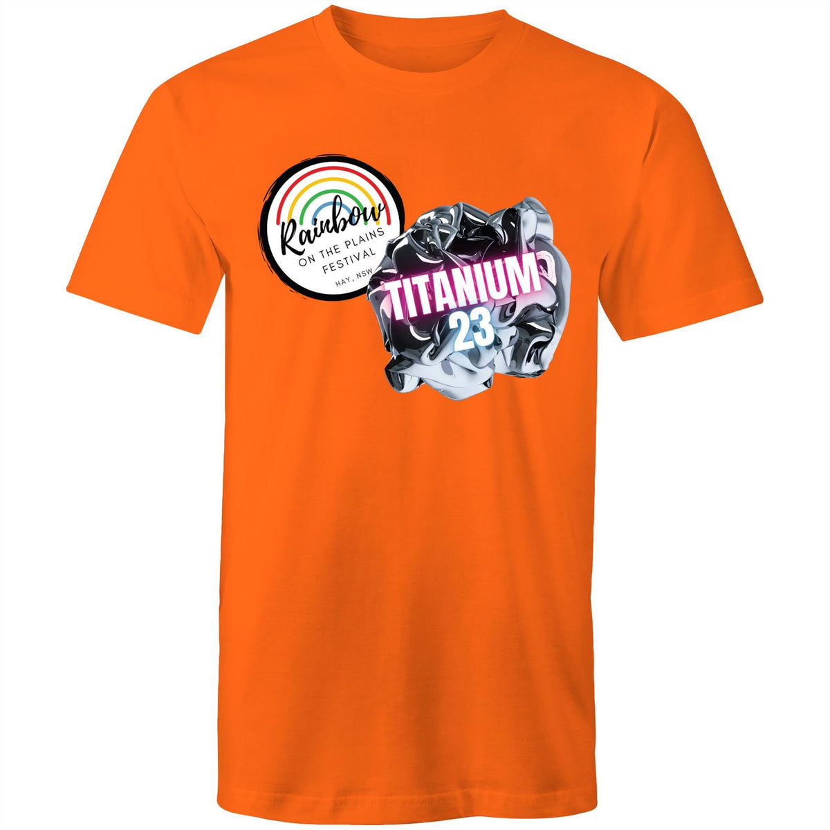 Rainbow on the Plains Titanium 23 T-Shirt Unisex - RainbowRoo