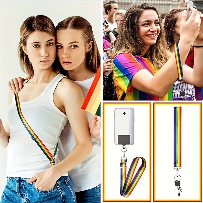 Pride Rainbow Lanyard (LY001) - RainbowRoo