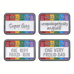 Hello, I'm Super Gay Enamel Pin (E004) - RainbowRoo