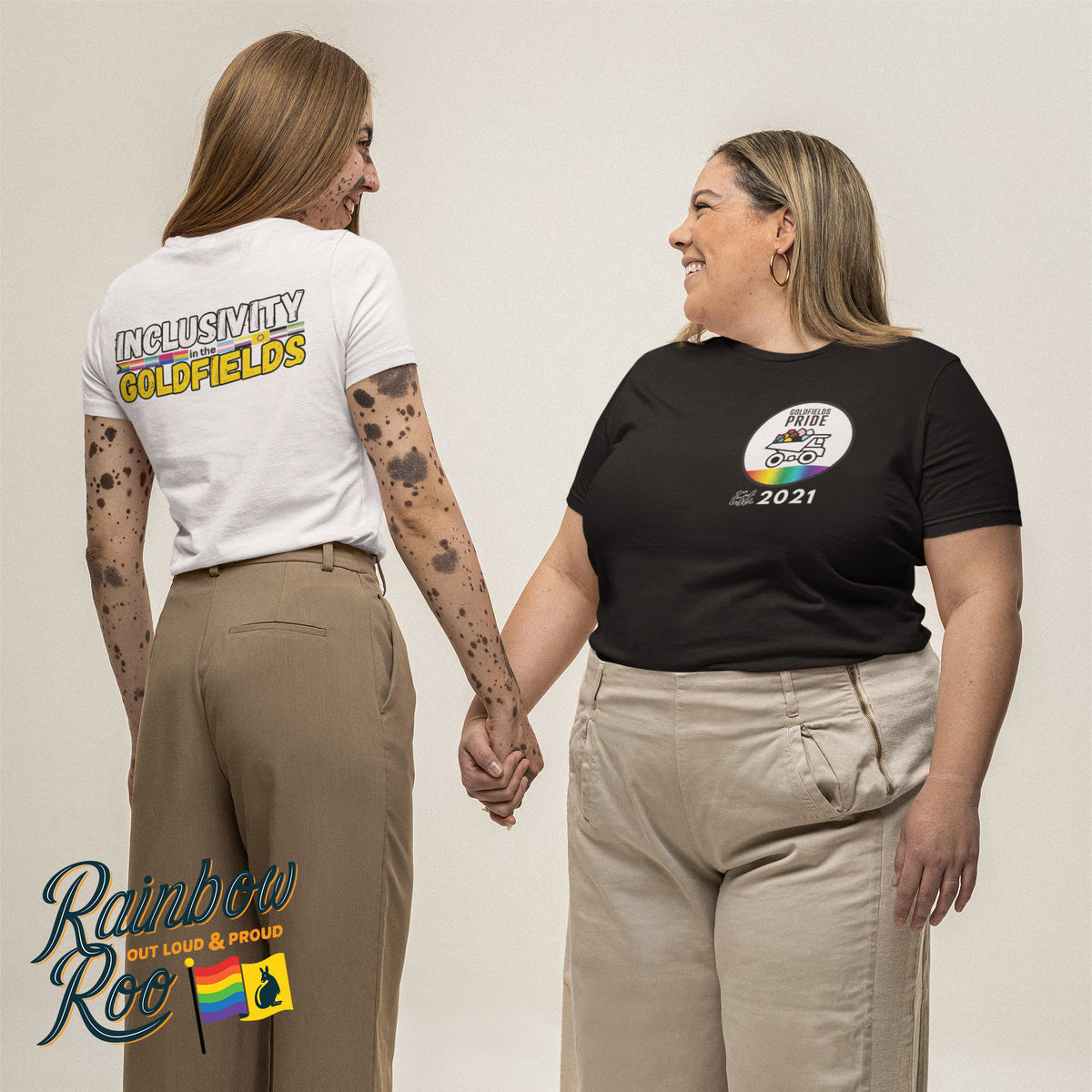 Goldfields Pride Inclusivity in the Goldfields Double Sided T-Shirt Unisex (CLB010)