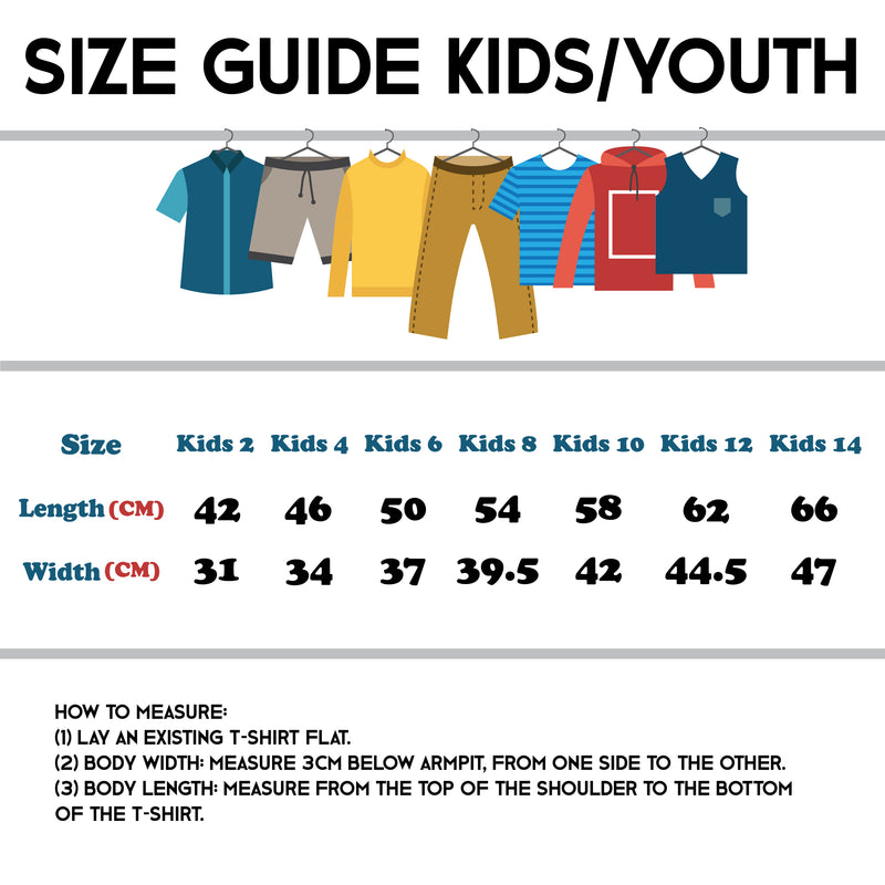 Pride WA Rainbow Neon Kids T-Shirt Unisex (CLB009)