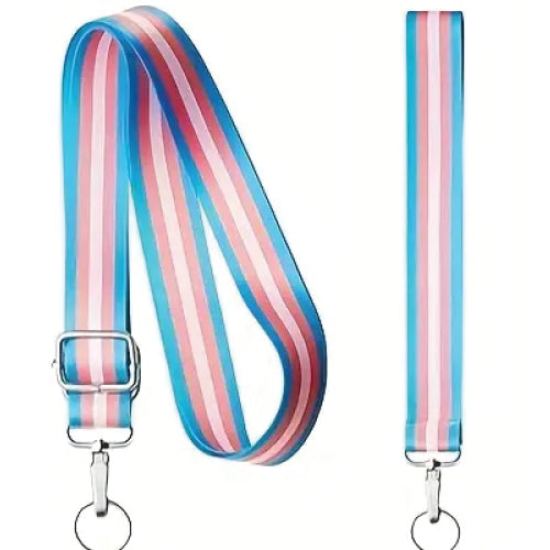 Trans Lanyard (LY003) - RainbowRoo