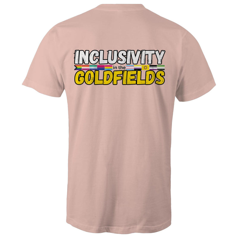 Goldfields Pride Inclusivity in the Goldfields Double Sided T-Shirt Unisex (CLB010)