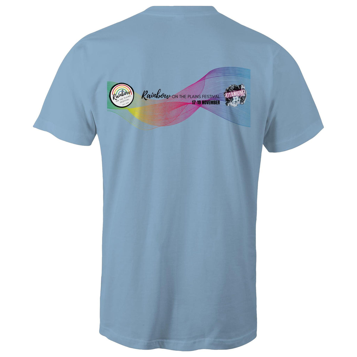 Rainbow on the Plains Double Sided T-Shirt Unisex - RainbowRoo