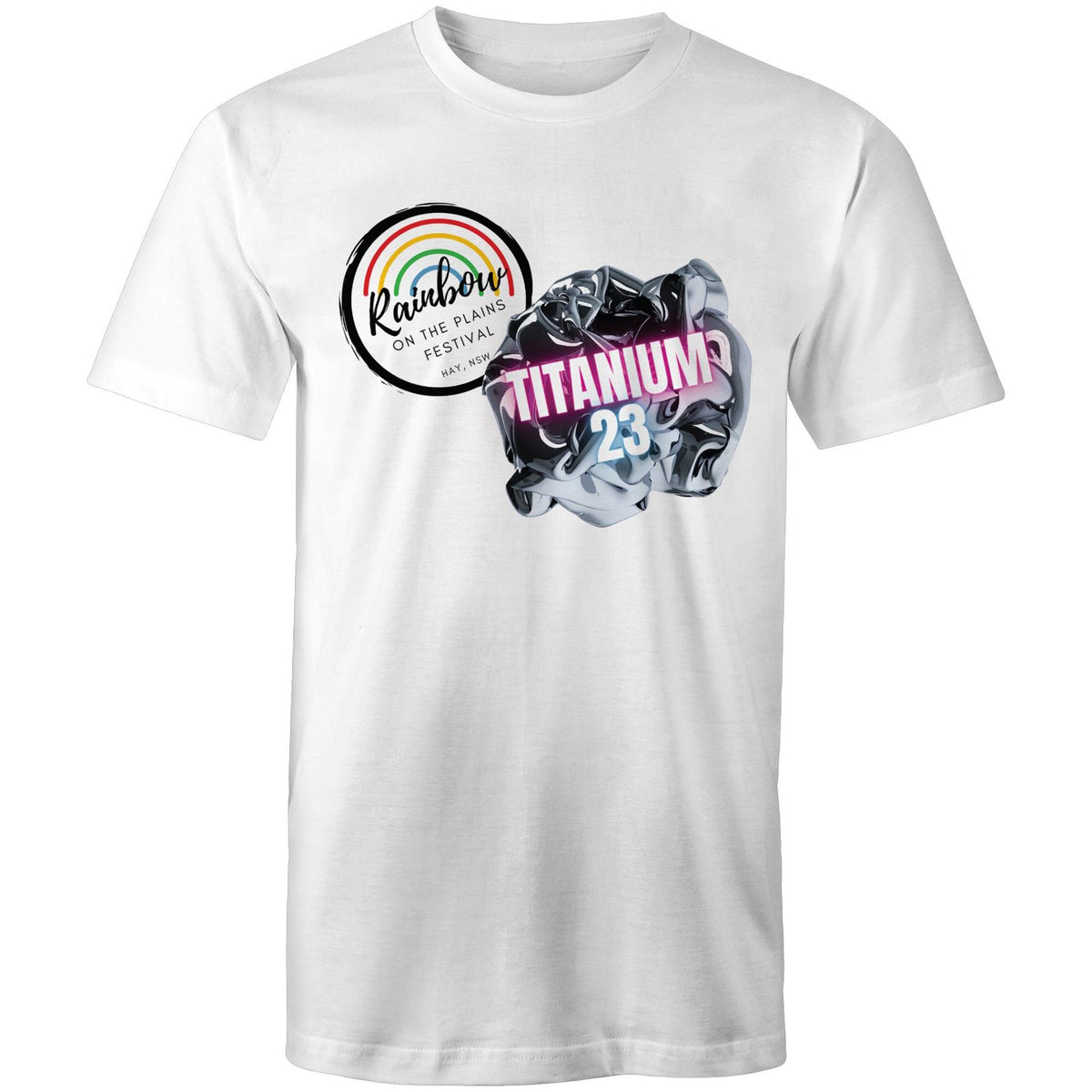 Rainbow on the Plains Titanium 23 T-Shirt Unisex - RainbowRoo