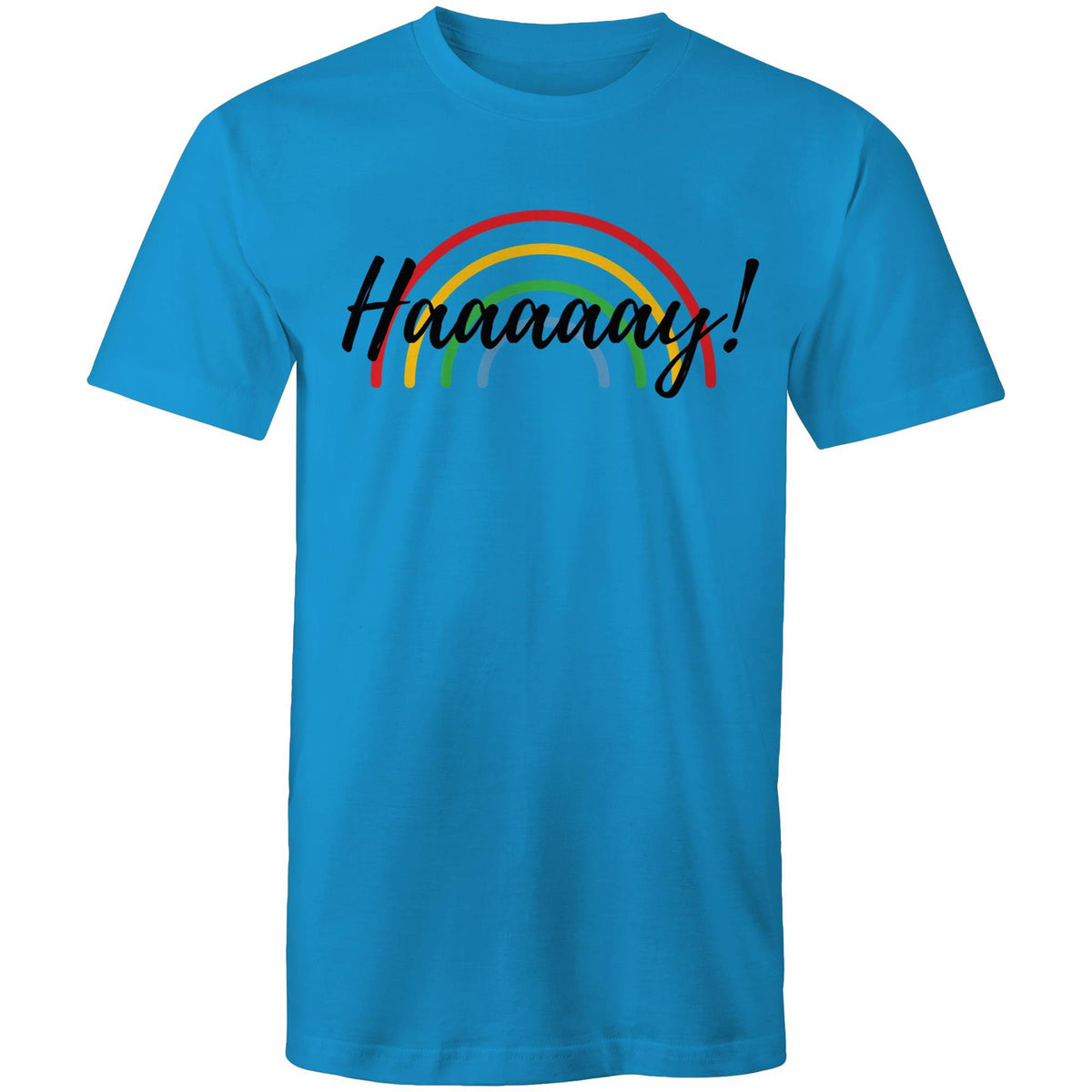 Rainbow on the Plains Haaaaay T-Shirt Unisex - RainbowRoo