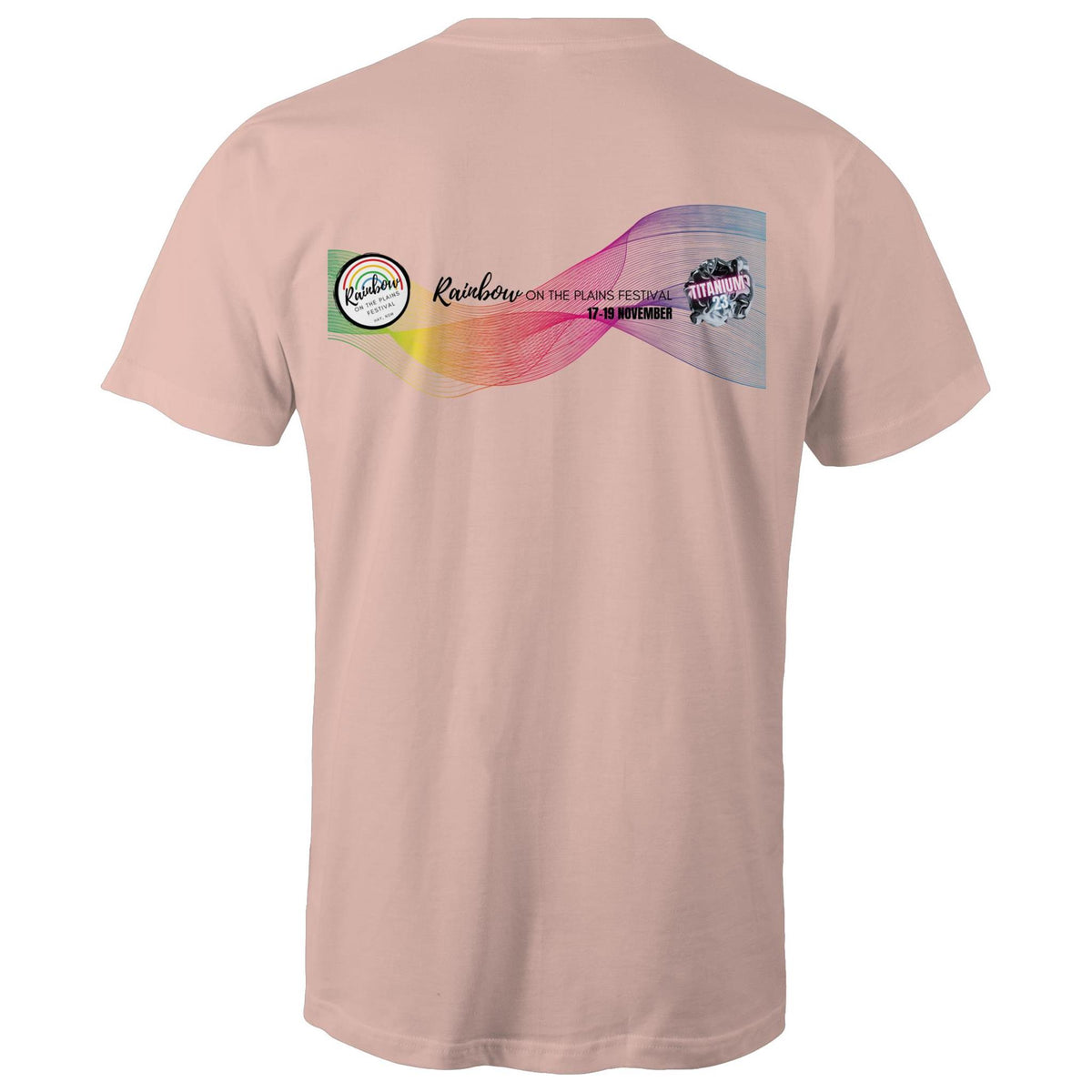 Rainbow on the Plains Double Sided T-Shirt Unisex - RainbowRoo