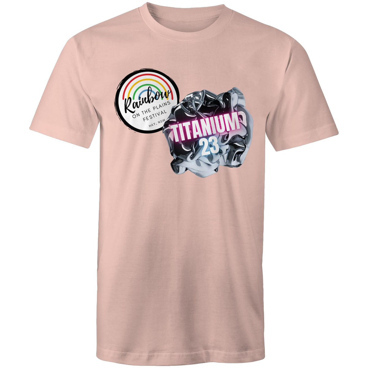 Rainbow on the Plains Titanium 23 T-Shirt Unisex - RainbowRoo