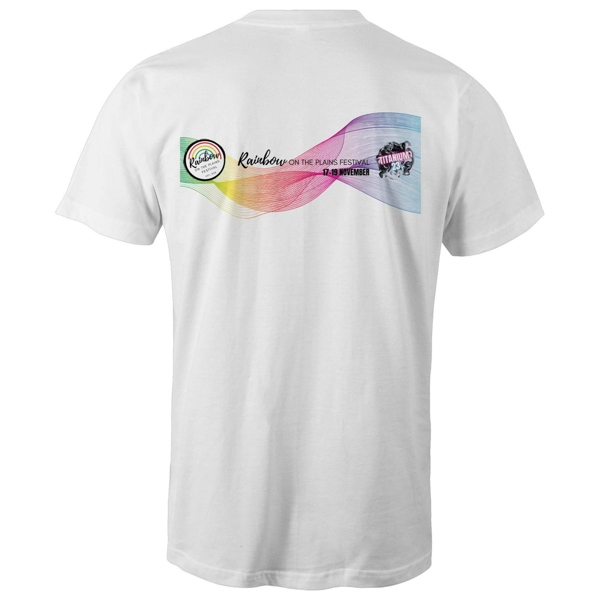 Rainbow on the Plains Double Sided T-Shirt Unisex - RainbowRoo