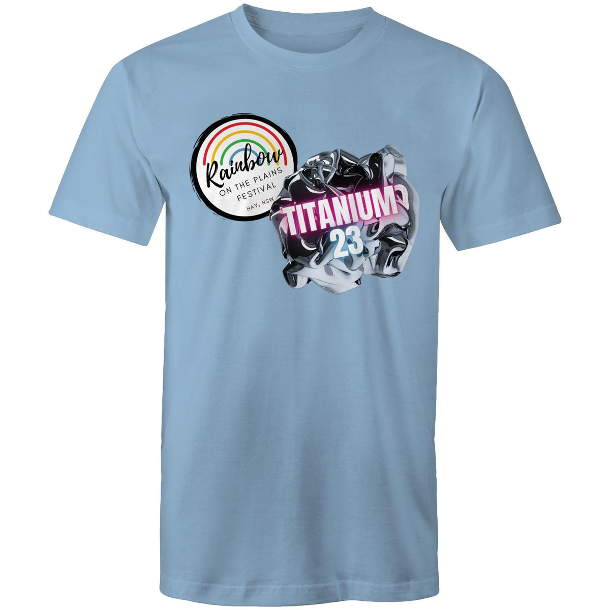 Rainbow on the Plains Titanium 23 T-Shirt Unisex - RainbowRoo