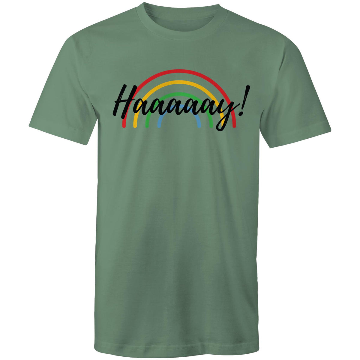 Rainbow on the Plains Haaaaay T-Shirt Unisex - RainbowRoo