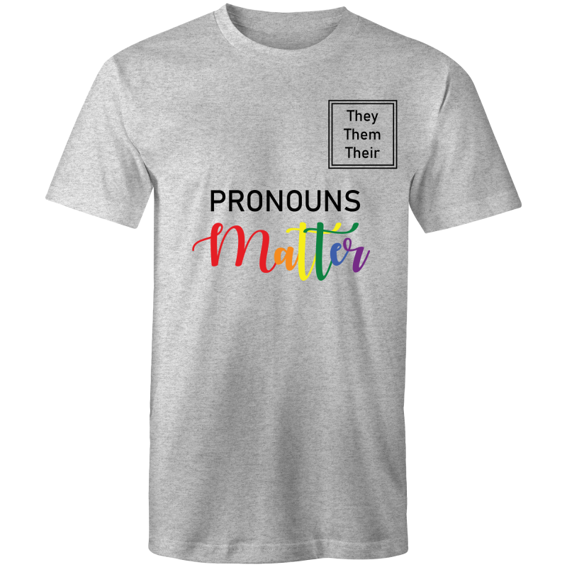 Pronouns Matter They Them Their T-Shirt Unisex (LG025)