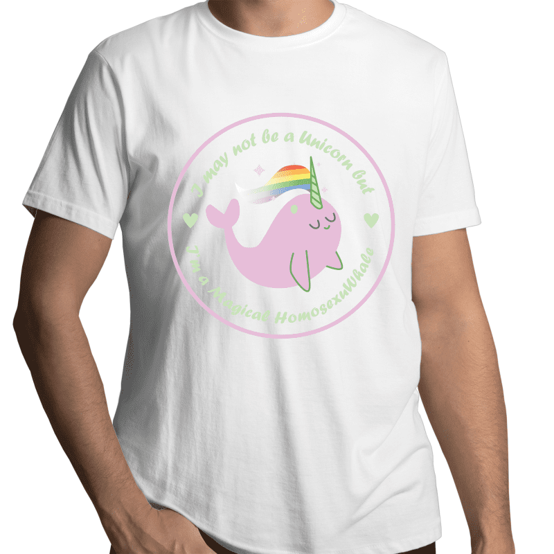 Homosexuwhale 1 T-Shirt Unisex (LG005)