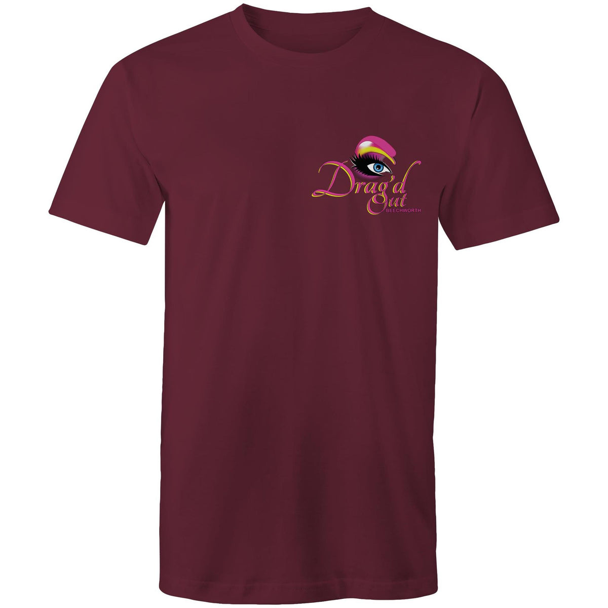 Drag'd Out Beechworth Pocket Logo T-Shirt Unisex (LG155)