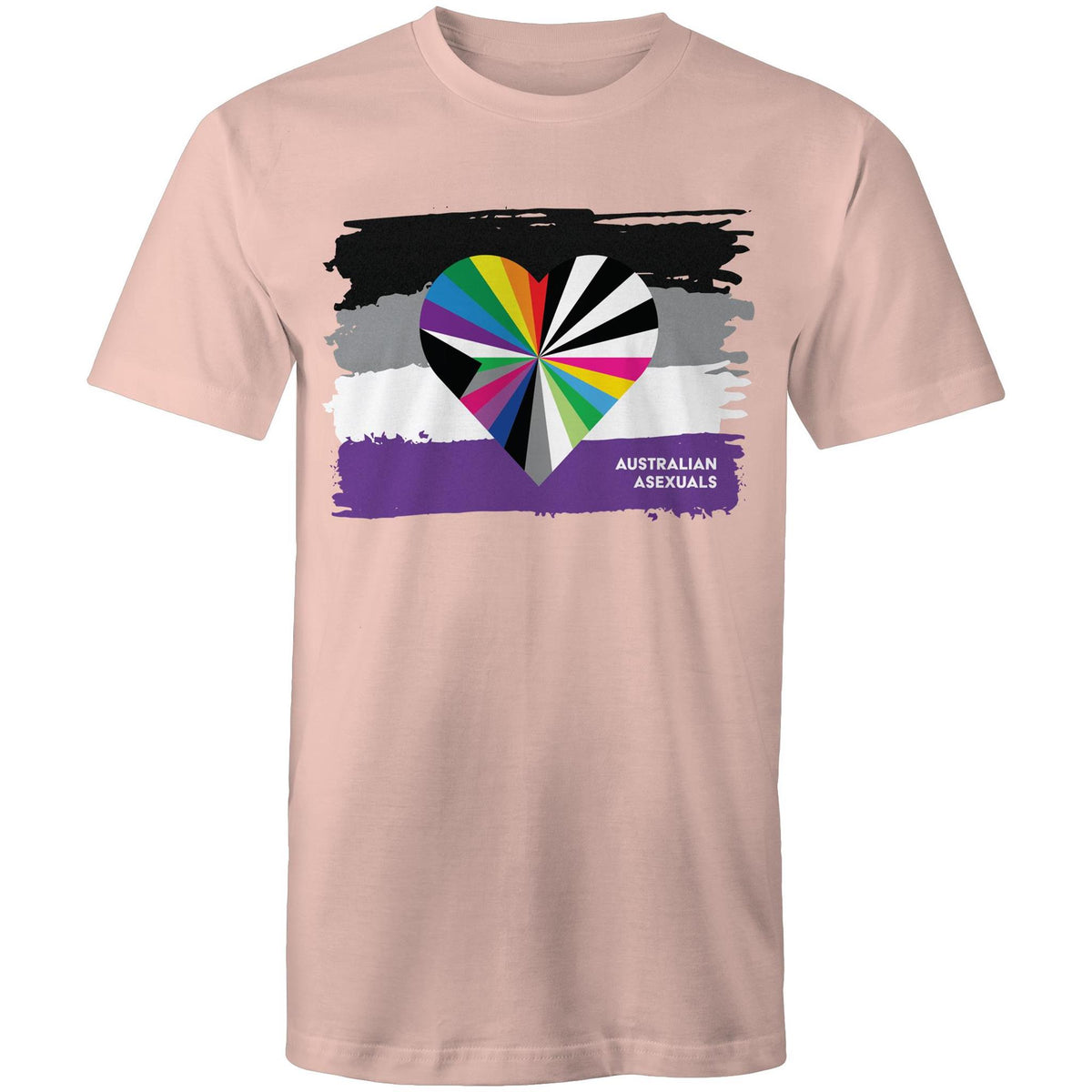 Australian Asexuals Heart T-Shirt Unisex (AS011)