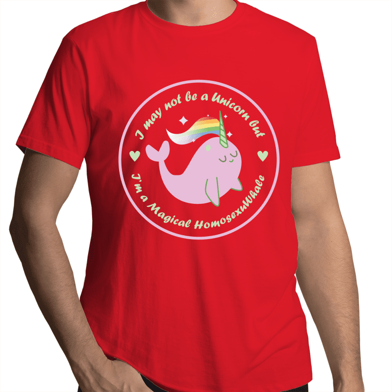 Homosexuwhale 1 T-Shirt Unisex (LG005)