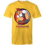 Firefighter The Hotter it Gets T-Shirt Unisex (G024)