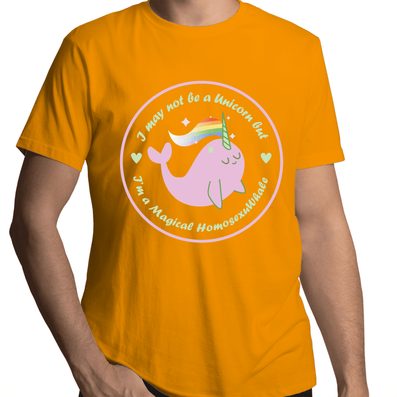 Homosexuwhale 1 T-Shirt Unisex (LG005)