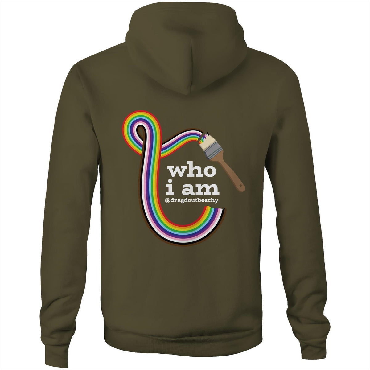 Drag'd Out Beechworth - I Am Who I Am Hoodie Sweatshirt Unisex (LG159)