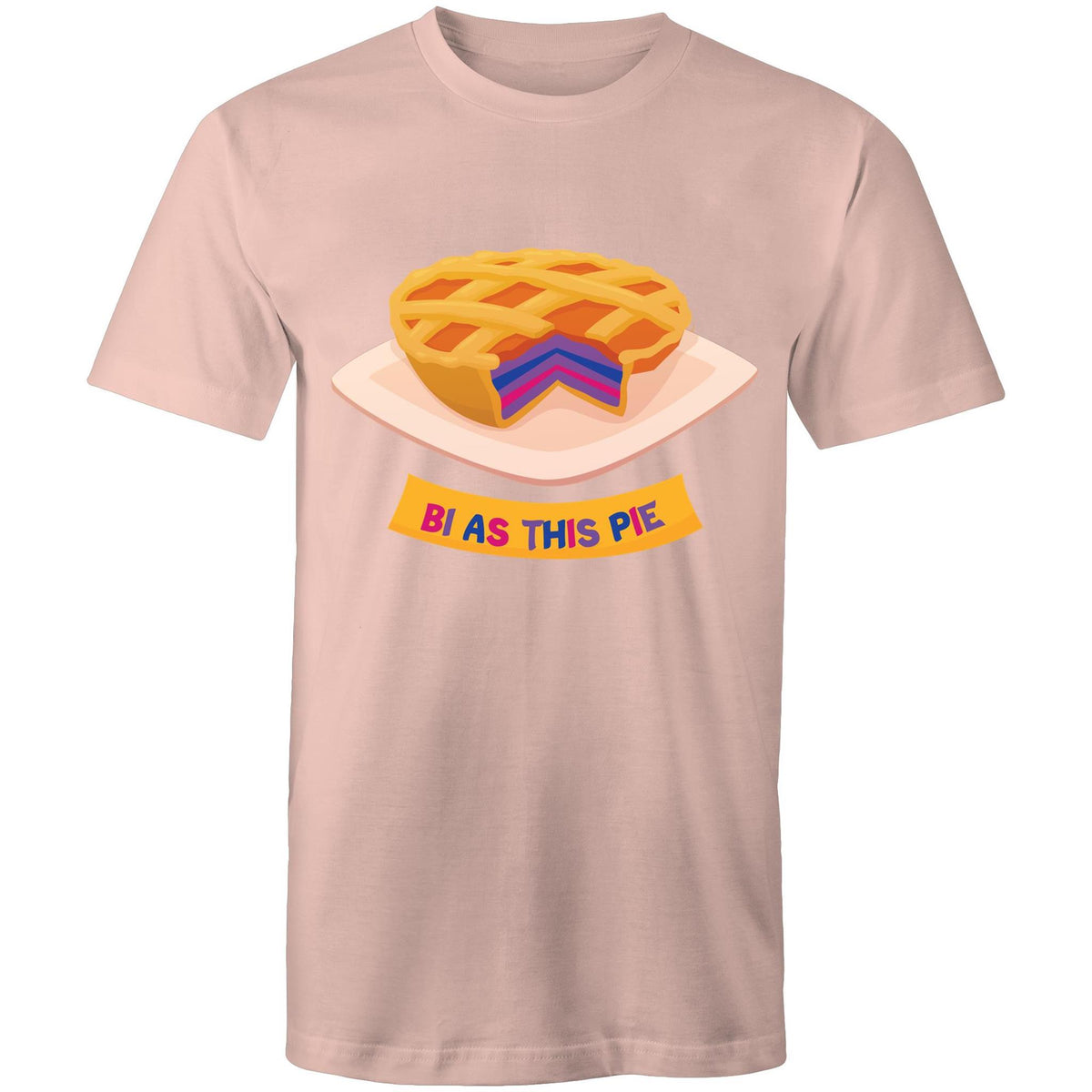 Bi As This Pie T-Shirt Bisexual Unisex (B001)