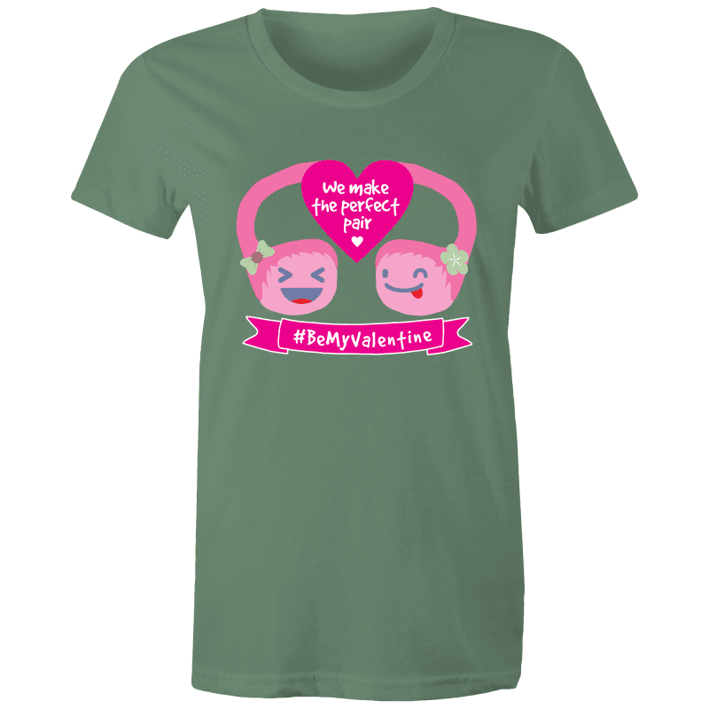 Valentine's Day Perfect Pair T-Shirt Female (L001)