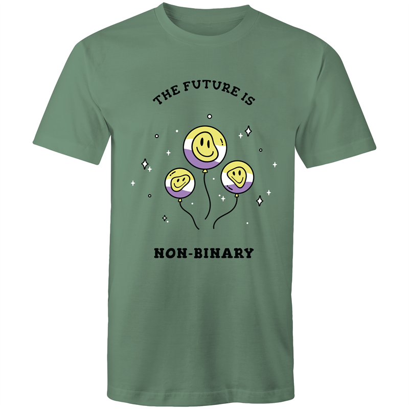 The Future is Non Binary Balloons T-Shirt Unisex (NB005)