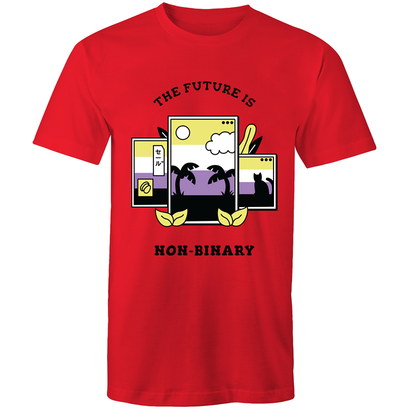 The Future is Non Binary Screens T-Shirts Unisex (NB010)