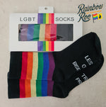 LGBT Pride Black Socks Unisex (SK001)