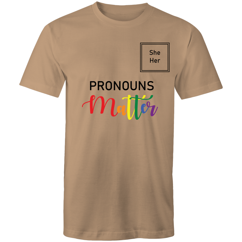 Pronouns Matter She Her T-Shirt Unisex (LG024)