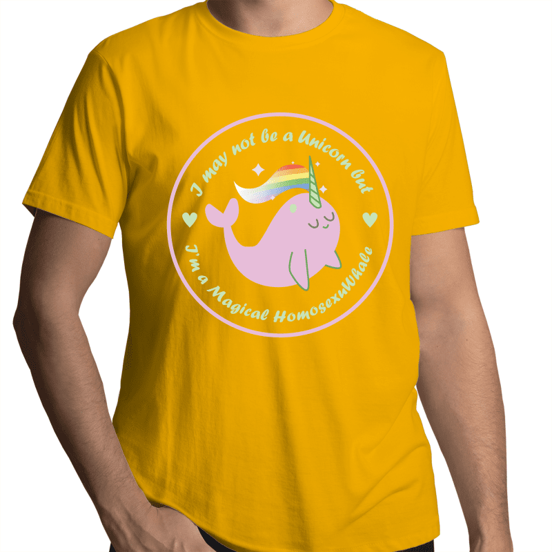 Homosexuwhale 1 T-Shirt Unisex (LG005)