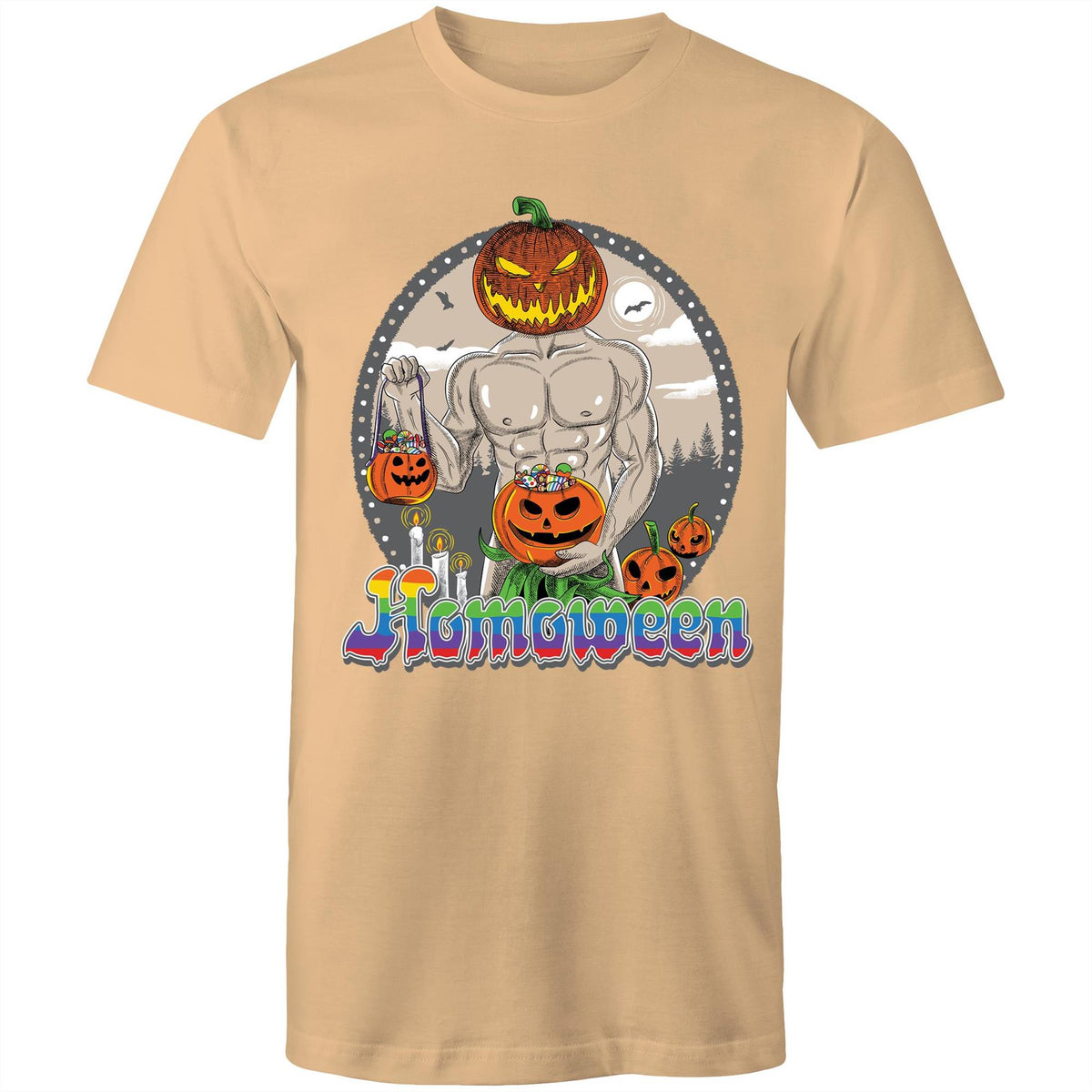 Homoween Pumpkin T-Shirt Unisex (G035)