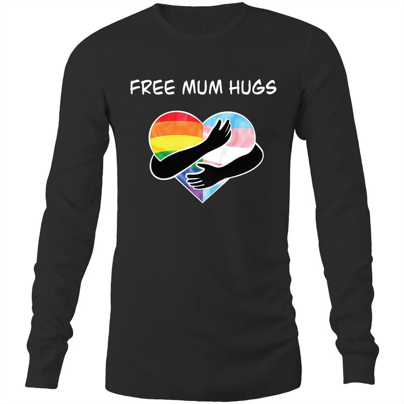 Free Mum Hugs Western Australia Long Sleeve T-Shirt Unisex (LG091)