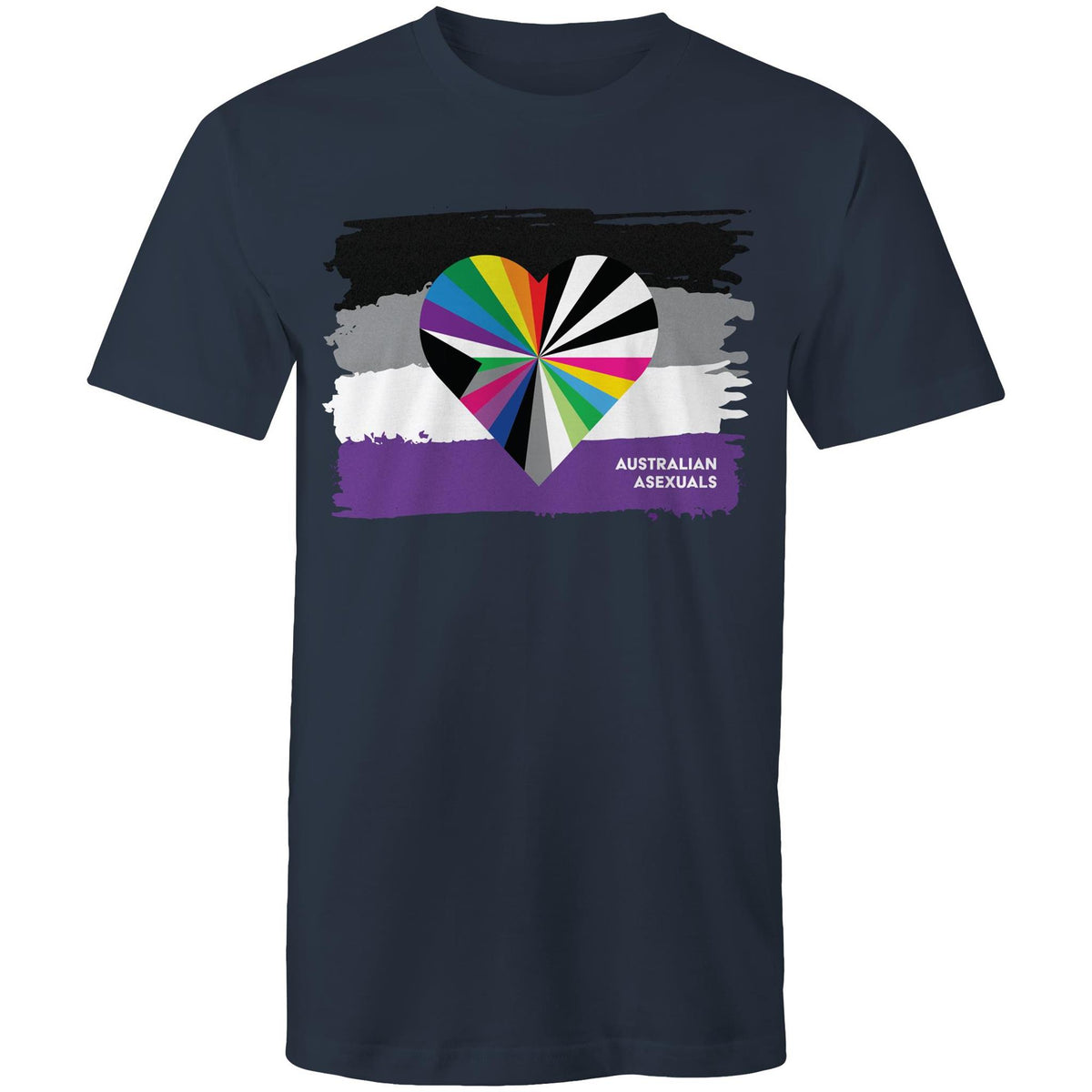 Australian Asexuals Heart T-Shirt Unisex (AS011)