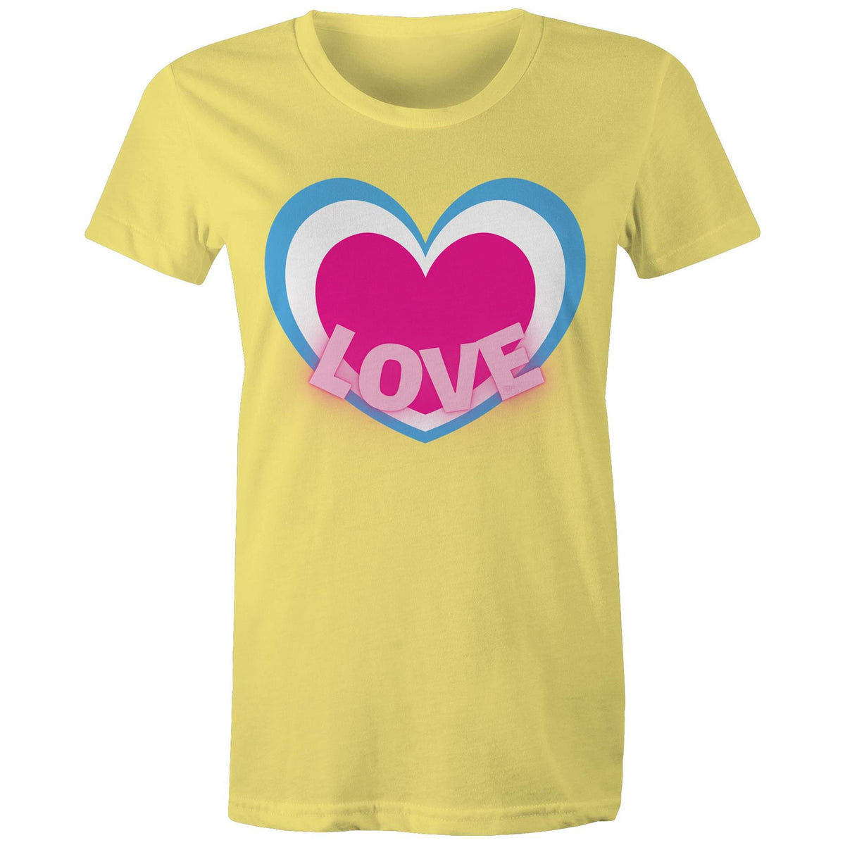 Trans Pride Australia Love T-Shirt Female (T010)