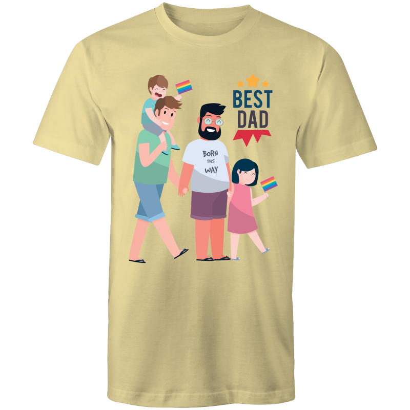 Father's Day Gay T-Shirt Best Dad Ever Unisex (G018)