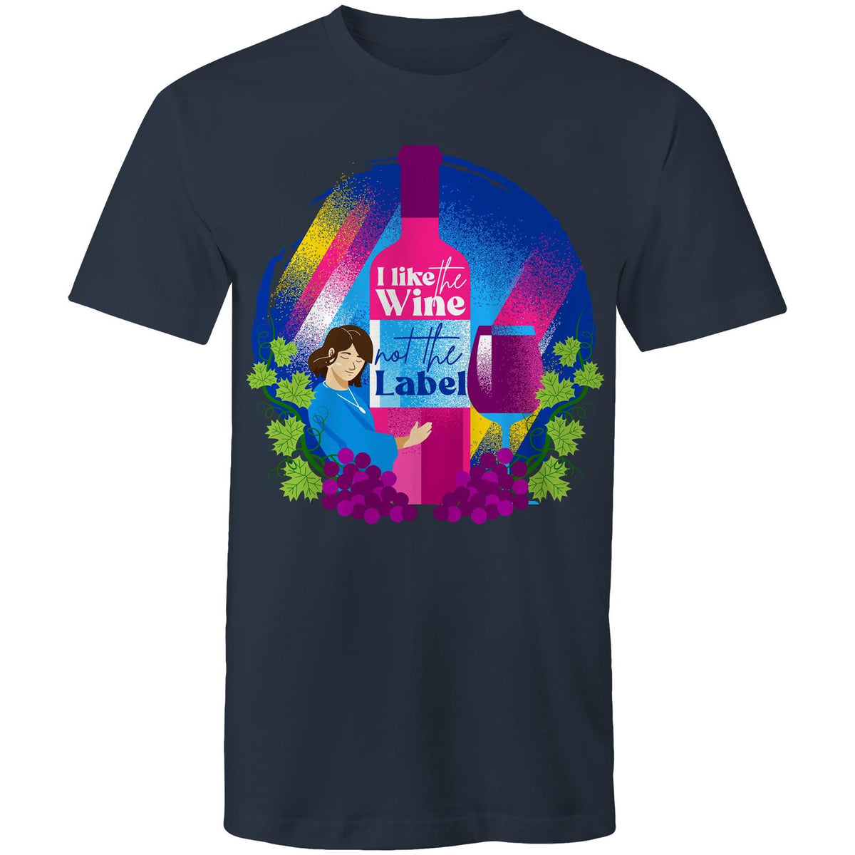 Like the Wine Not the Label V2 T-Shirt Unisex (P011)