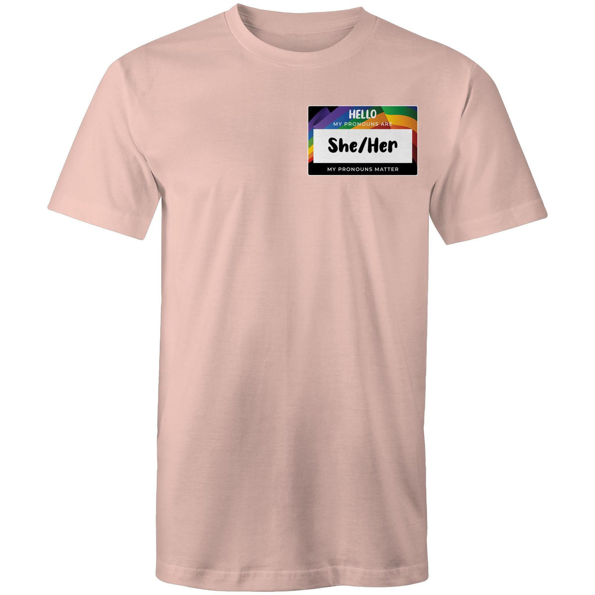 Pronouns Matter She Her T-Shirt Unisex (LG101)